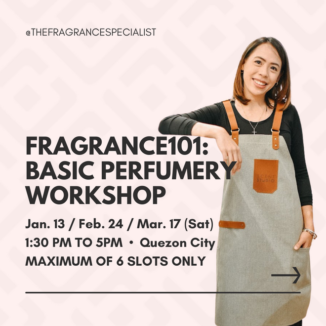 In-Person Workshops with The Fragrance Specialist