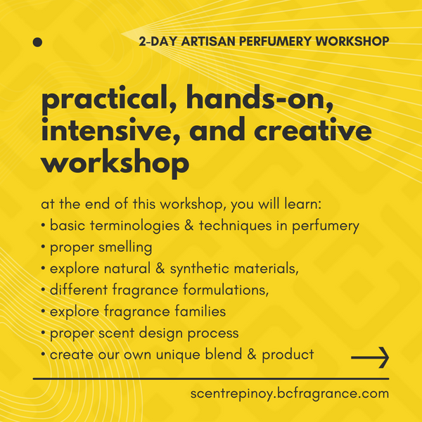 2-day Artisan Perfumery Workshop