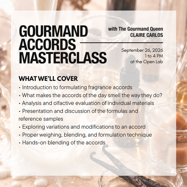 ScentrePinoy Masterclass: Gourmand Accords with the Gourmand Queen