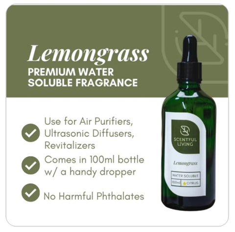 Earth Essences 50ml Water Soluble Lemongrass