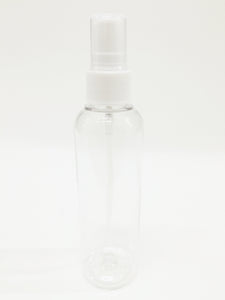 100ml PET Boston Clear Bottle with Clear Spray