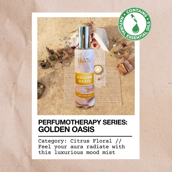 Perfumotherapy Series: Golden Oasis 50ml Mood Mist