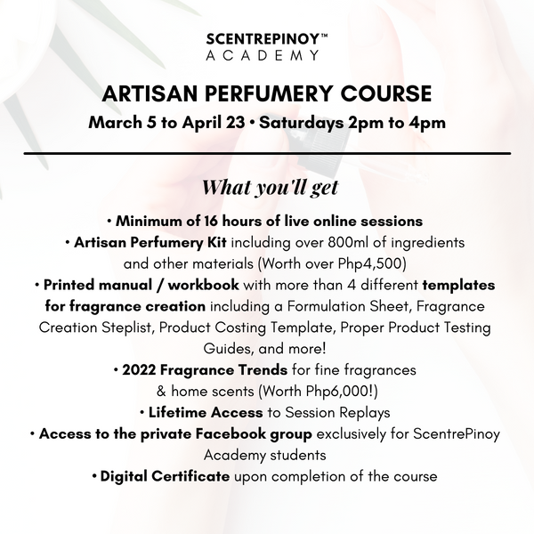 Artisan Perfumery Course