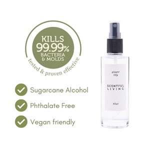 Scentful Living. 85ml Room Spray. Ginger Lily