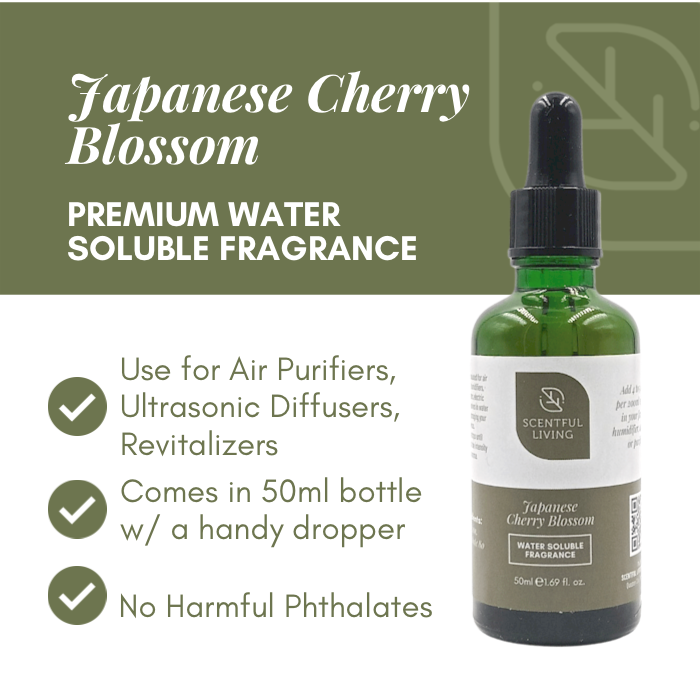 Scentful Living 50ml Water Soluble Japanese Cherry Blossom