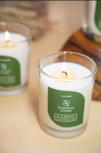 Scentful Living. 6oz. Candle. Lavender