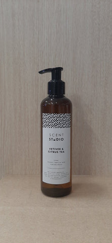 Scent Studio 250ml Liquid Castile Soap Honey Citron & Ginger Tea