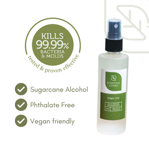 Scentful Living. 85ml Room Spray. Ginger Zest