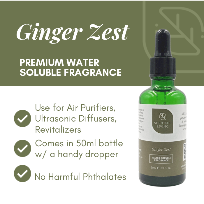 Scentful Living 50ml Water Soluble Ginger Zest
